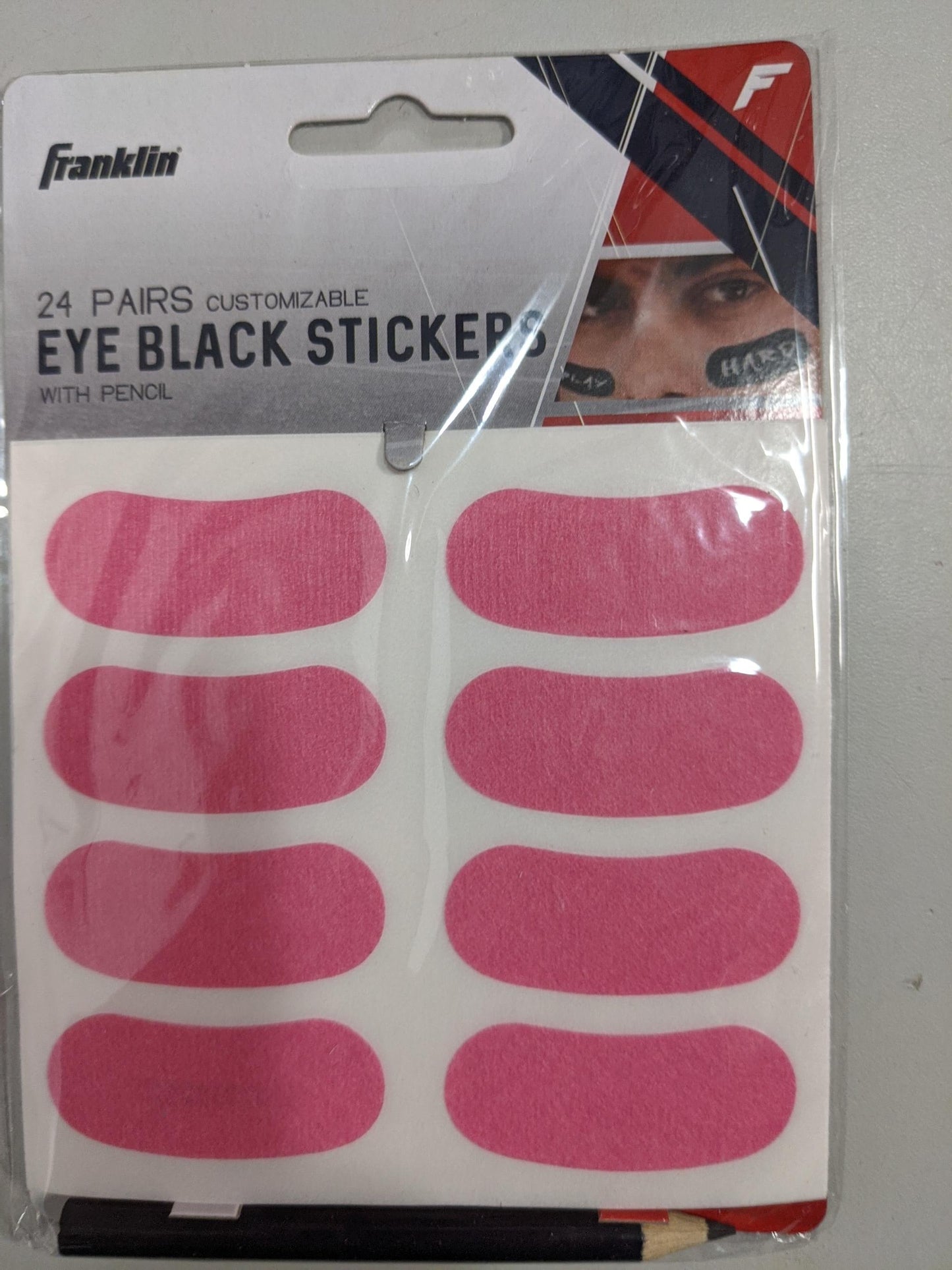 Franklin Eye Black Stickers New Pink