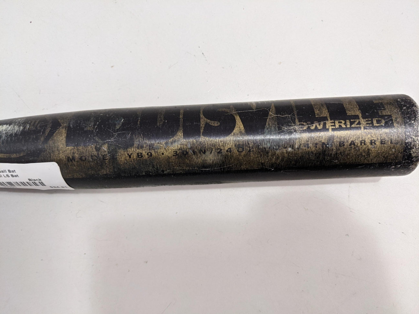 Louisville Slugger Baseball Bat 30 In 24 oz Black Little League Used