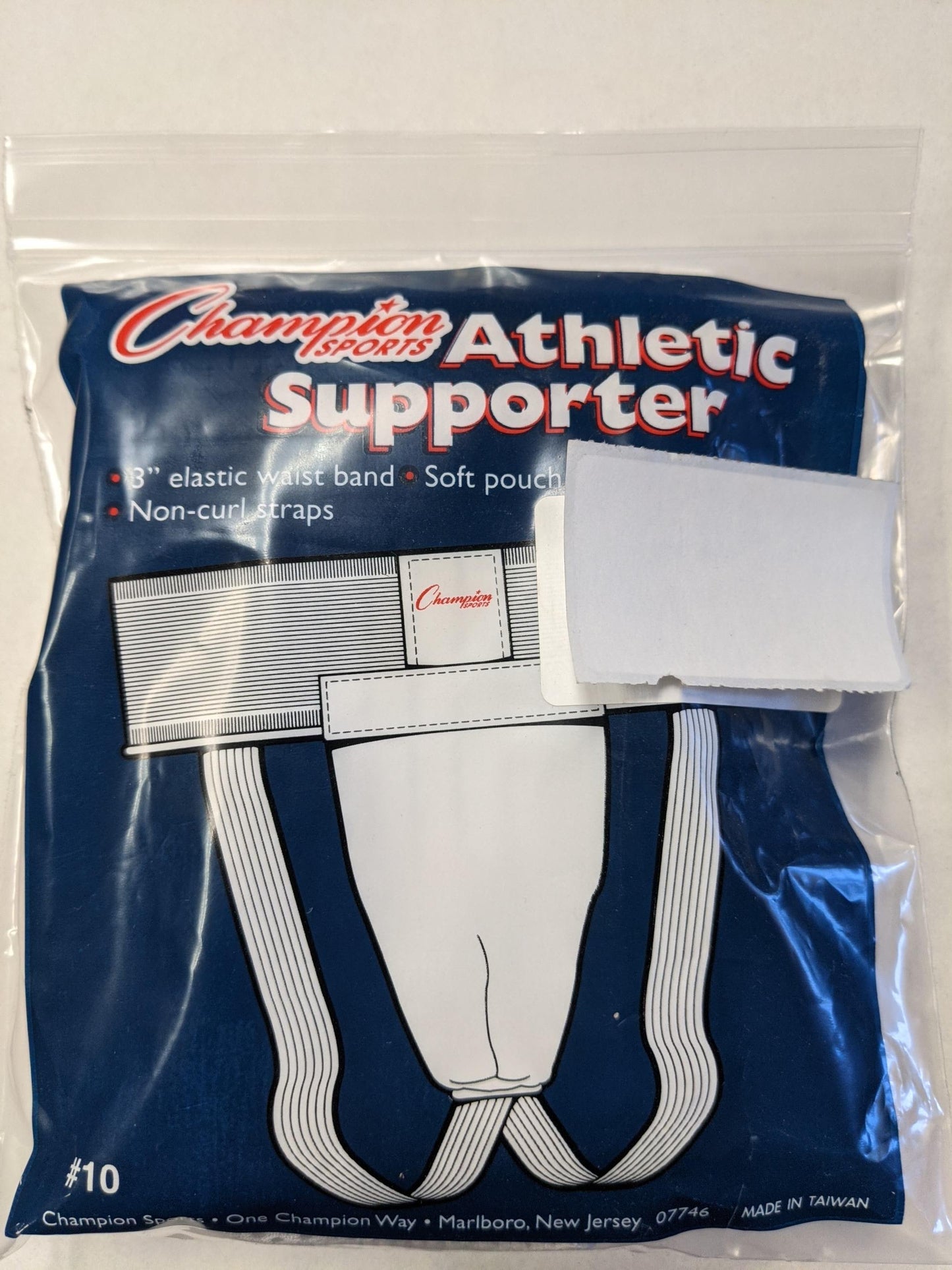 Champion Athletic Supporter Size XL White NEW
