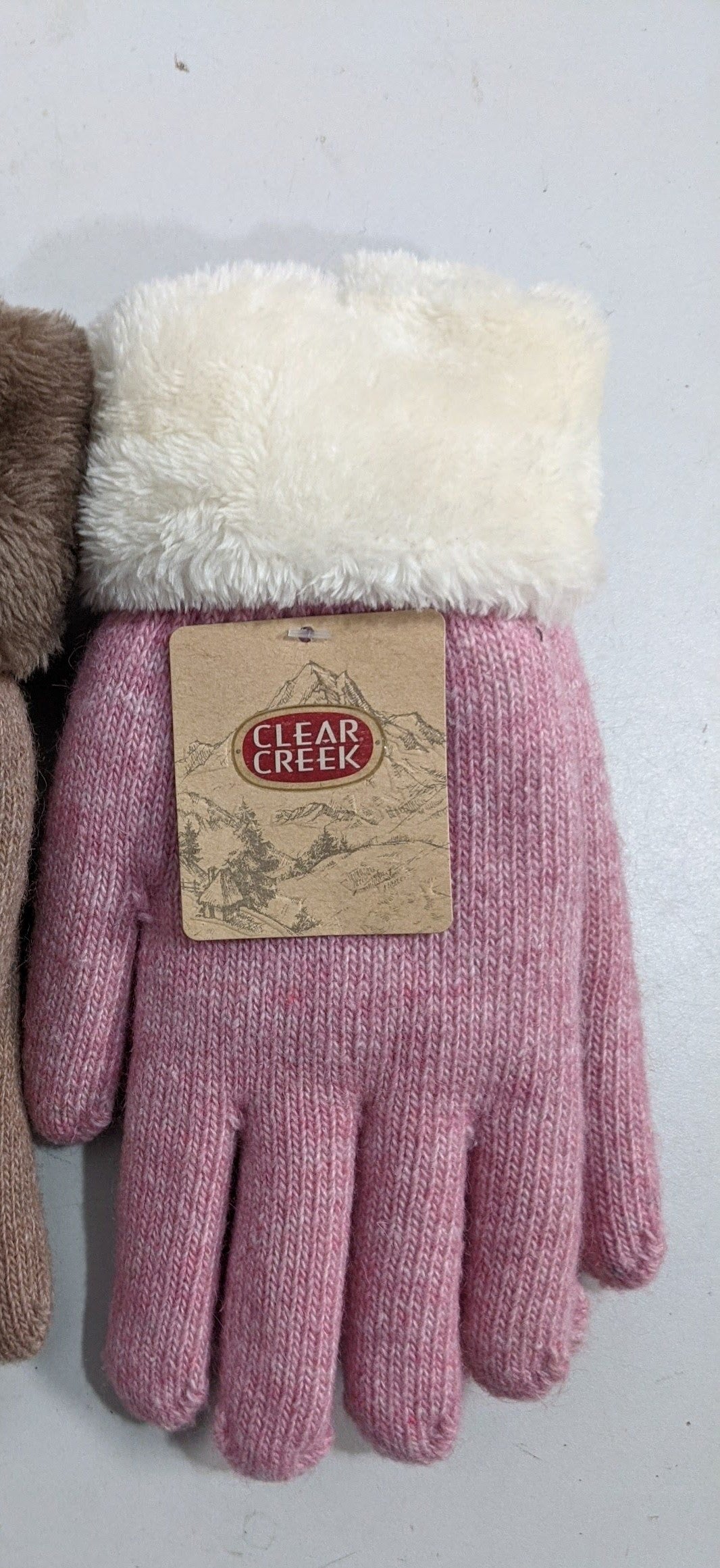 Clear Creek Winter Gloves OSFM One Size Fits Most Women New Pink