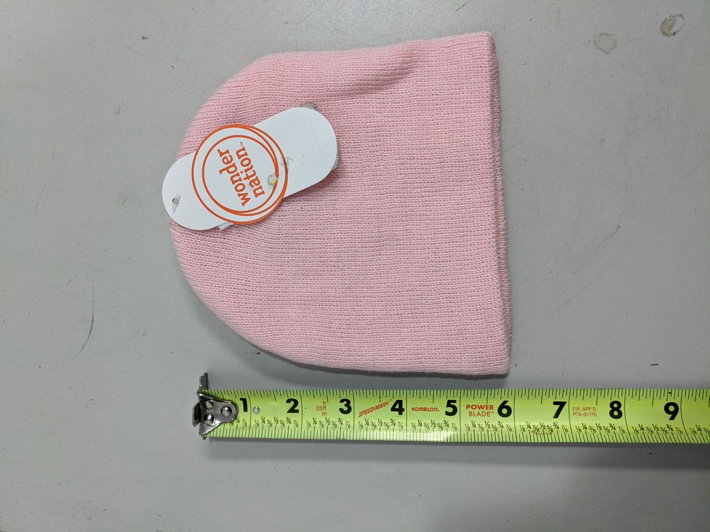 Wonder Nation Winter Hat, Baby Size, Pink, New