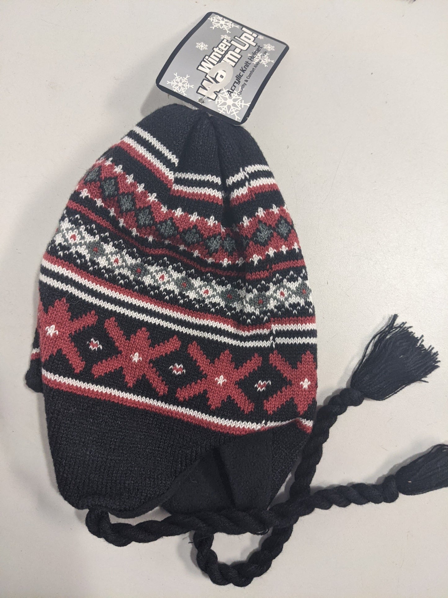 Winter Warm-Up Knit Hat One Size OSFM New Acrylic/Spandex
