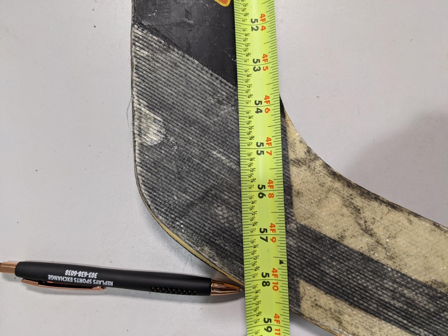 Warrior Wooden Hockey Goalie Stick Size 58 In Black Used (LH)