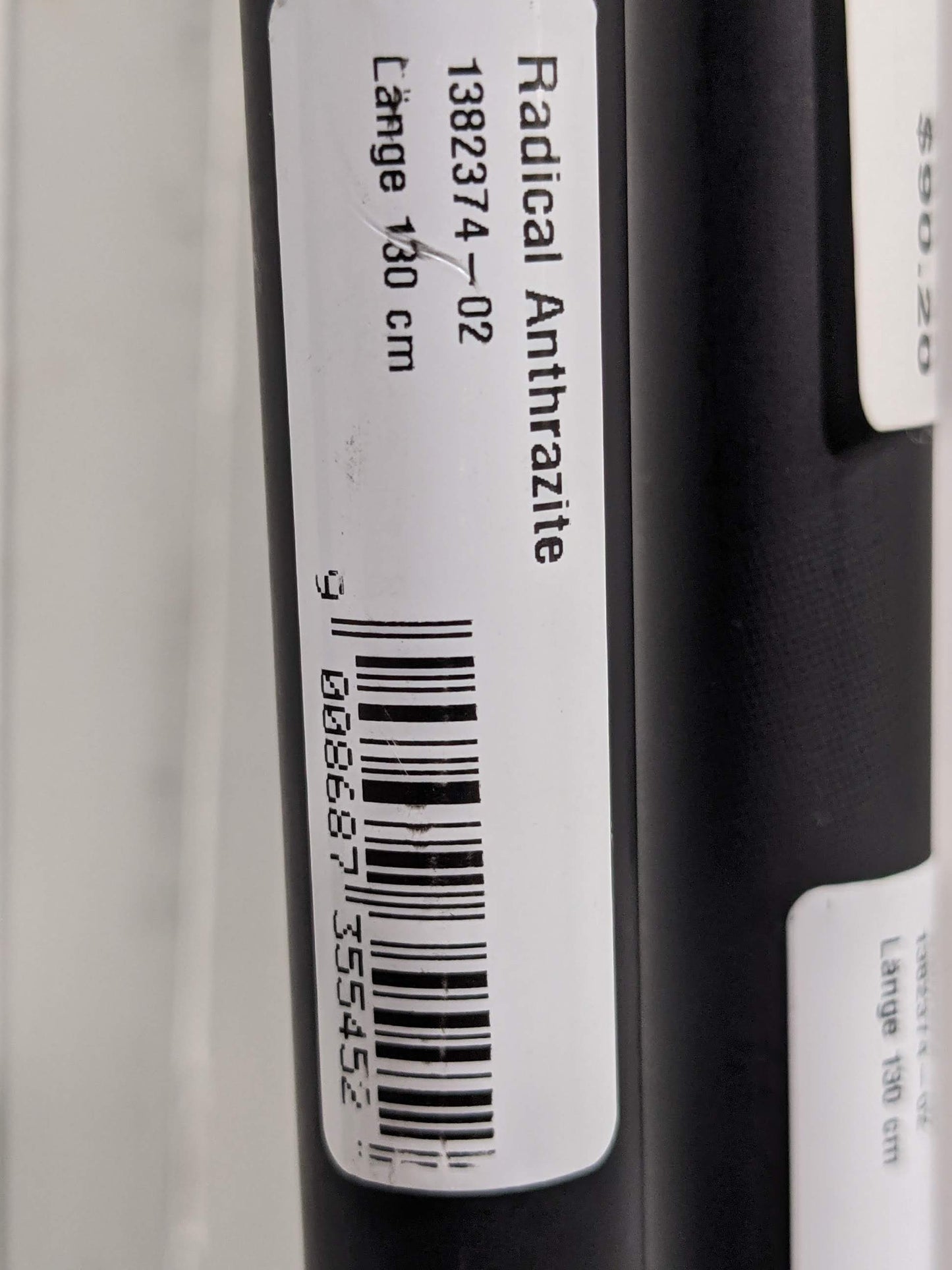 Komperdell Radical Series Anthrazite Ski Poles, 130 cm, Black, NEW