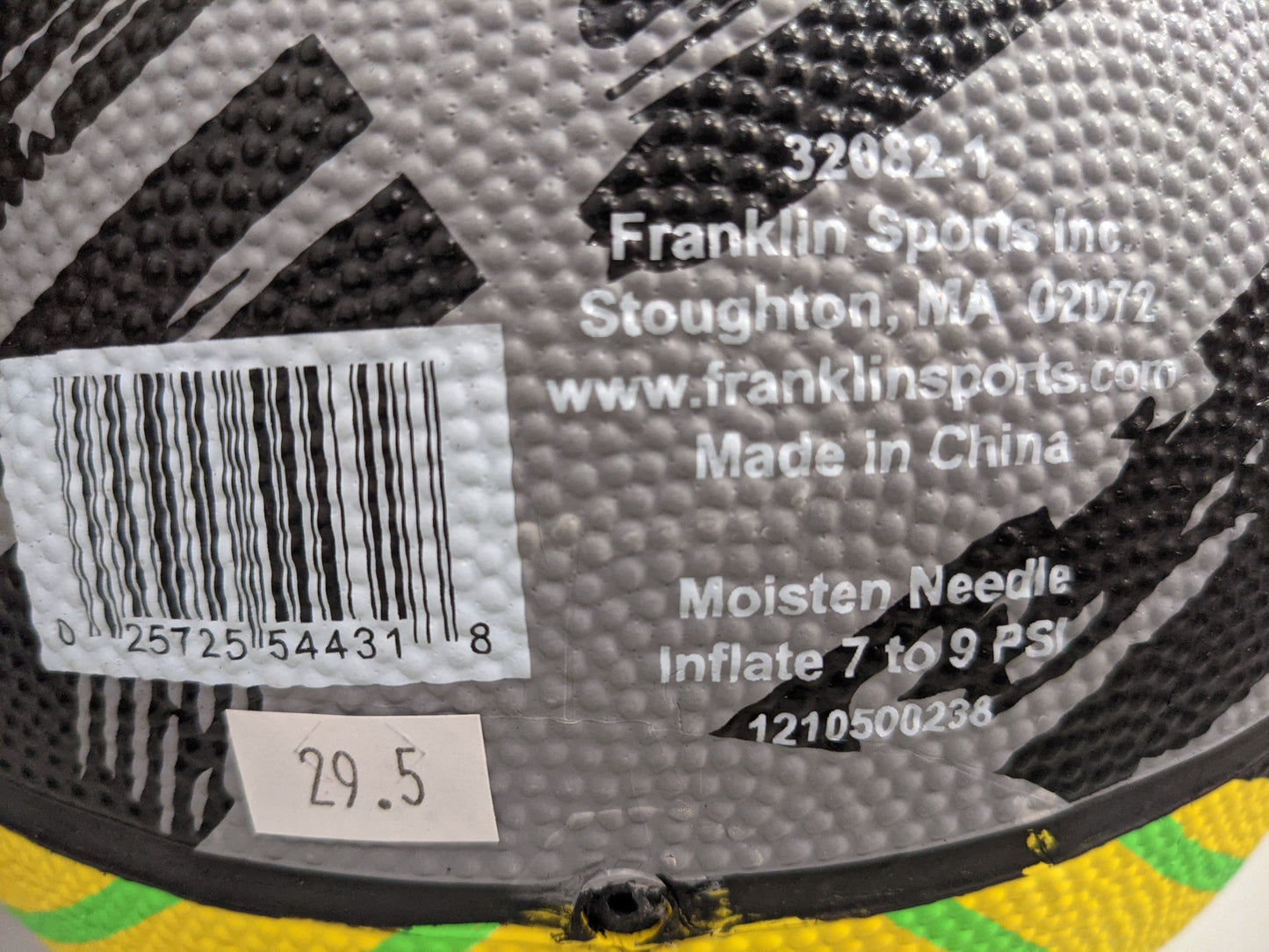 Franklin Official Size & Weight Basketball, Size 29.5, Multicolored, NEW