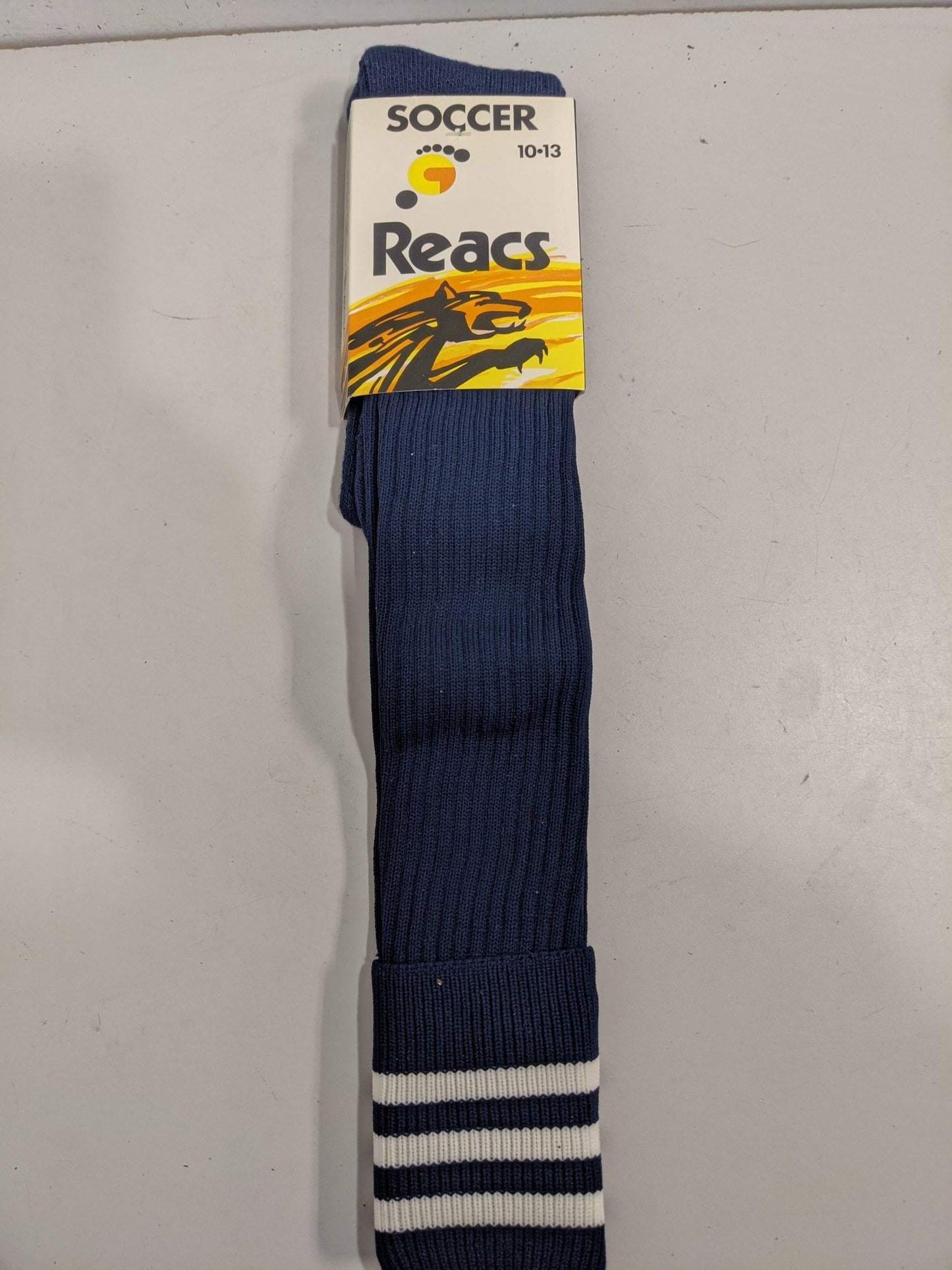 Reacs Soccer Socks Size 8.5-11 Blue NEW