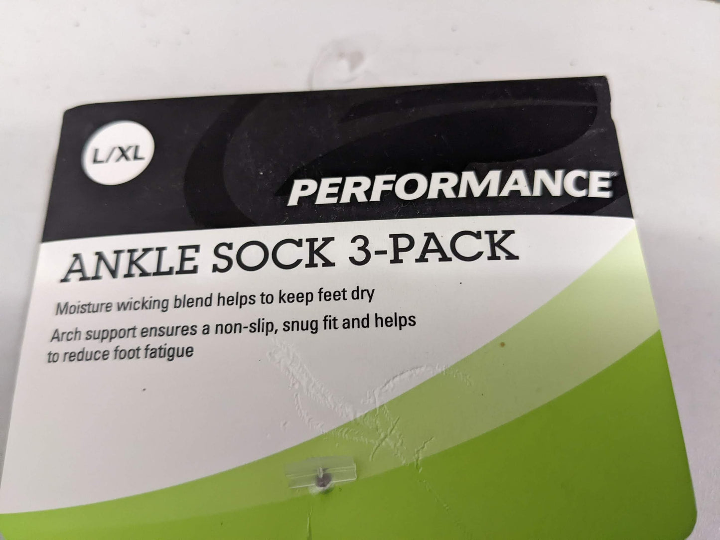 Performance Ankle Sock 3-Pack L/XL White New Bicycle