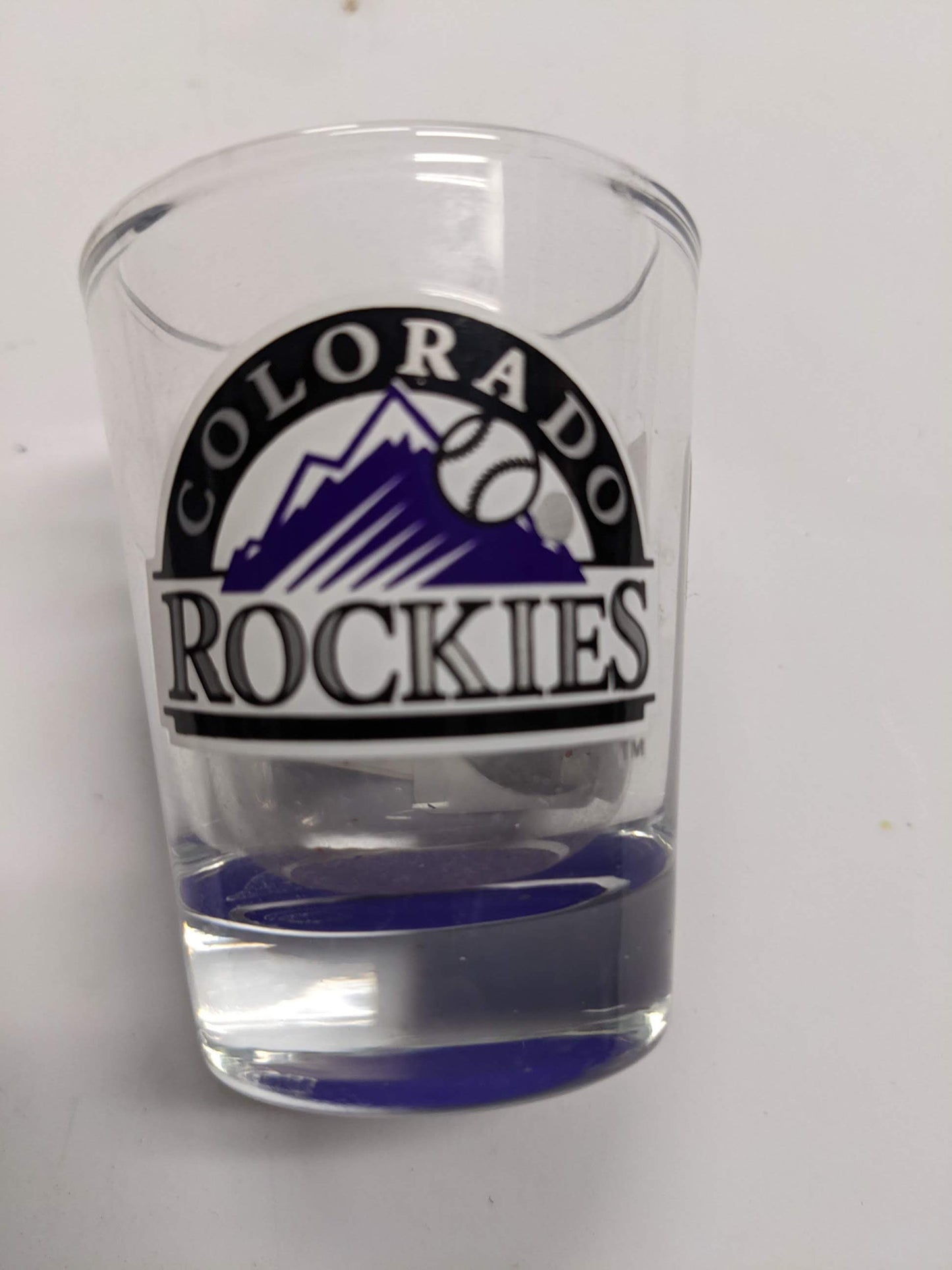 Colorado Rockies Shot Glass New Locally