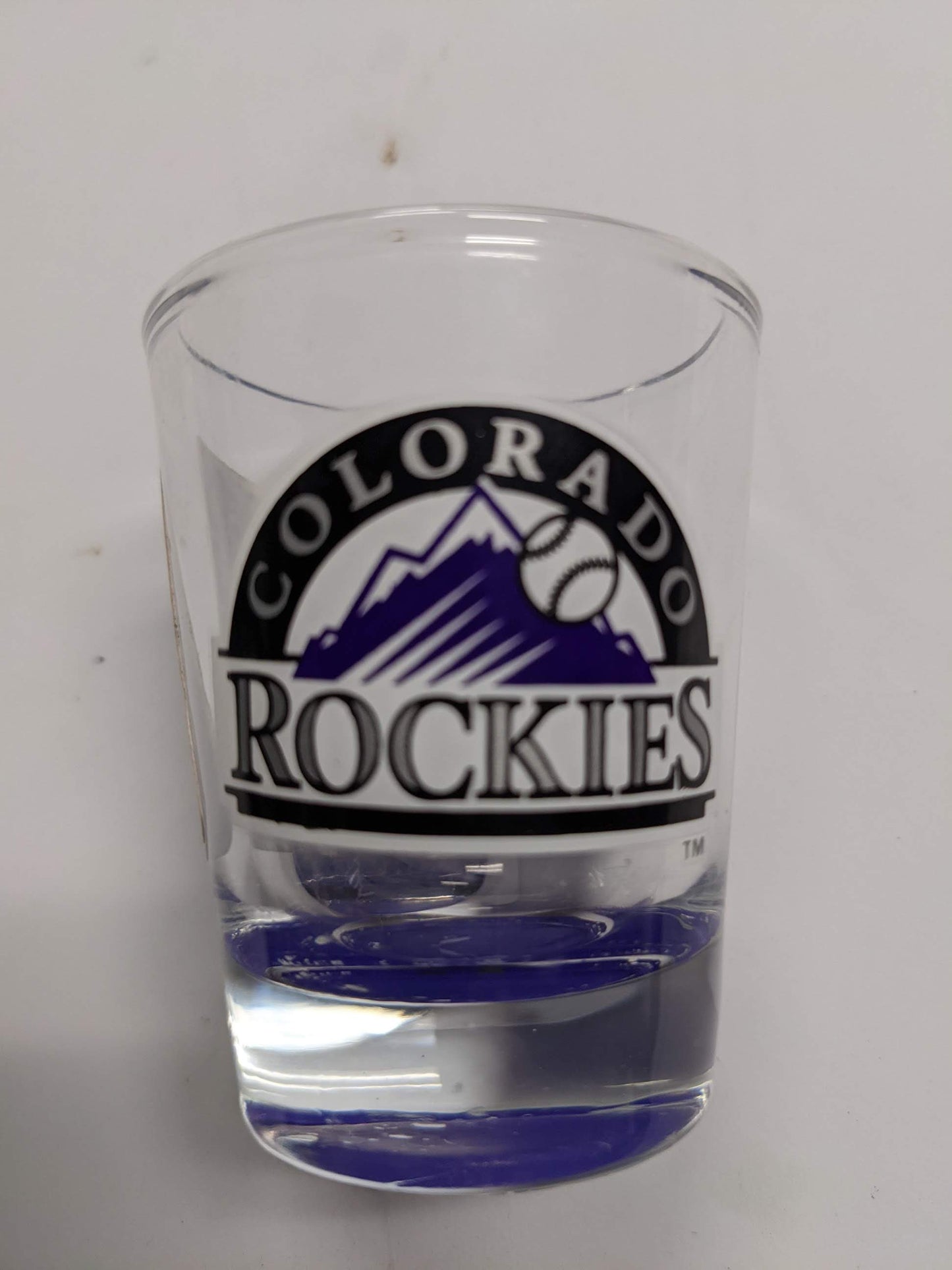 Colorado Rockies Shot Glass New Locally