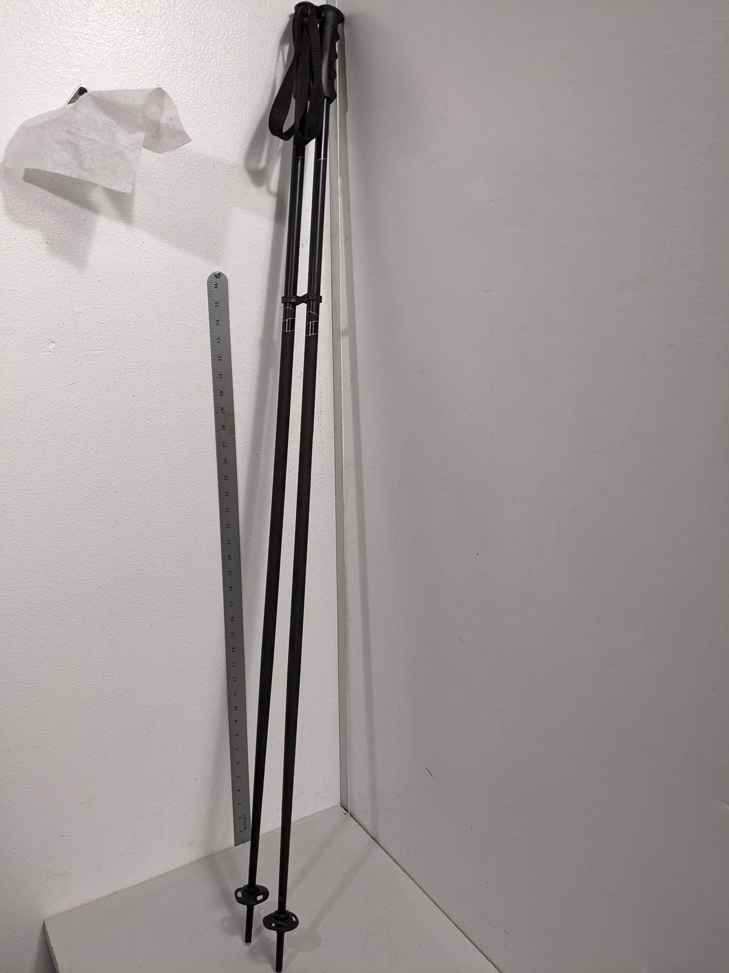 Komperdell Blazer Ski Poles Black Size New