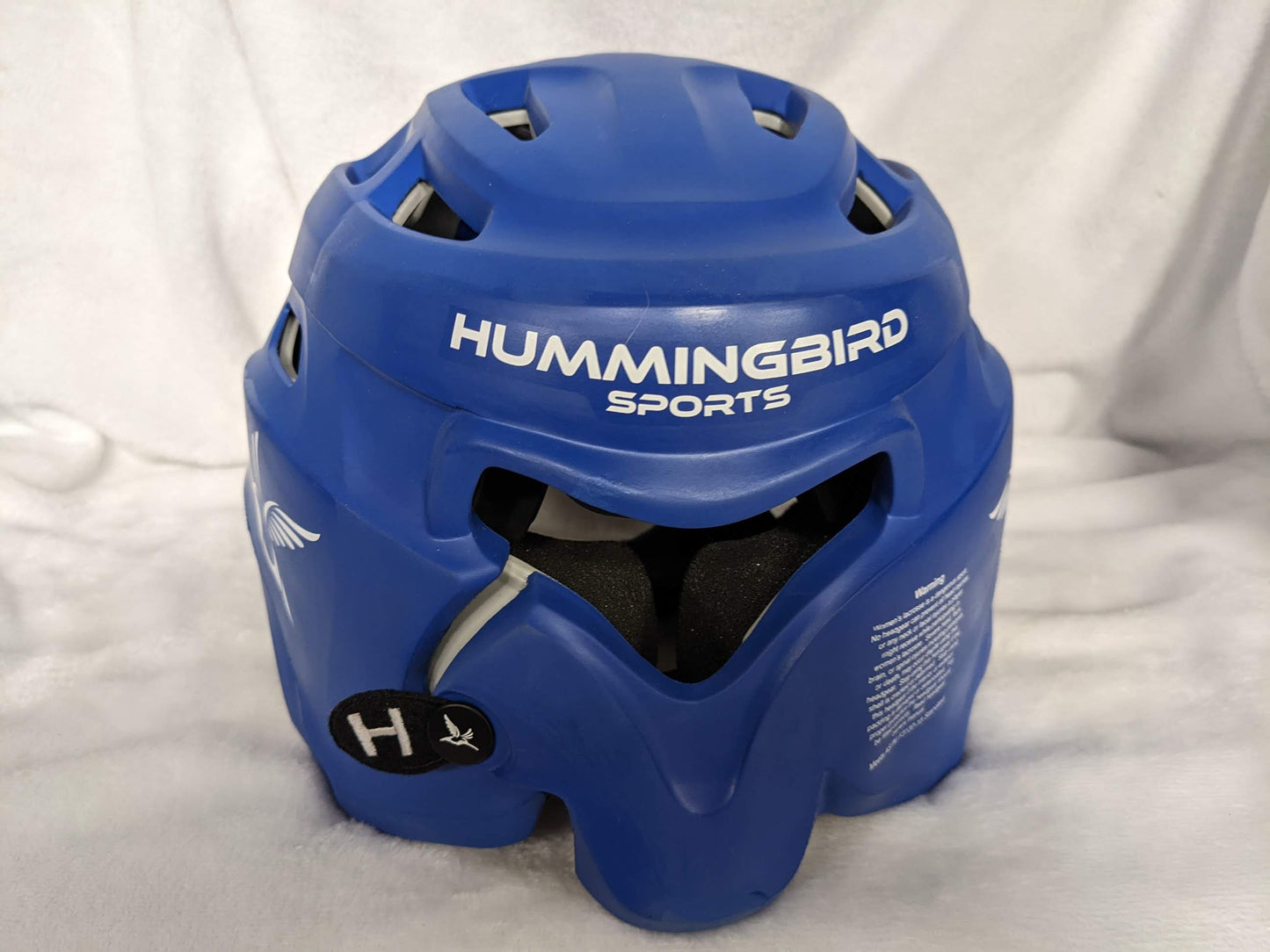 Hummingbird Sports Women's Lacrosse Helmet Size Small/Medium Color Blue Condition Used