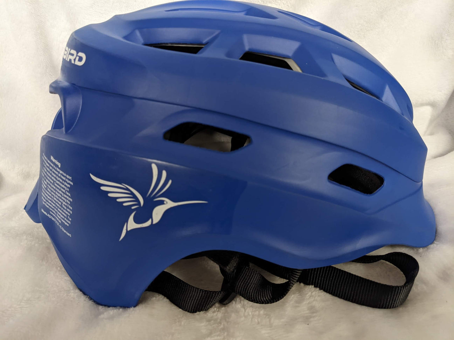 Hummingbird Sports Women's Lacrosse Helmet Size Small/Medium Color Blue Condition Used