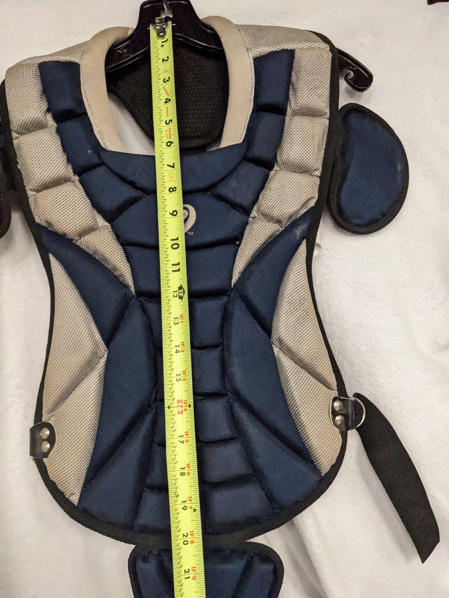 Pronine Baseball/Softball Catcher's Chest Protector Size Medium Color Blue Condition Used