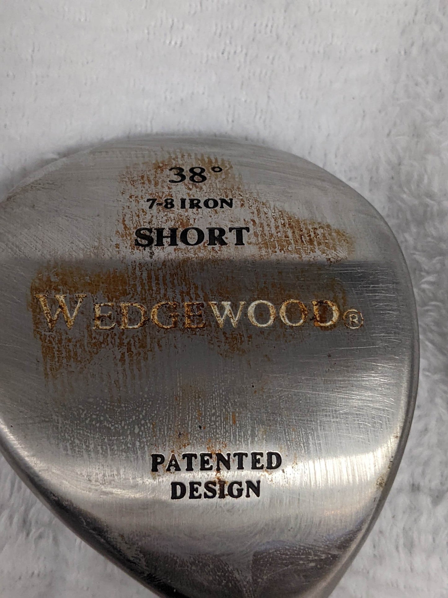 Wedgewood 38 Degree 7-8 Short Iron Golf Club (RH) Size 38 In Color Gray Condition Used