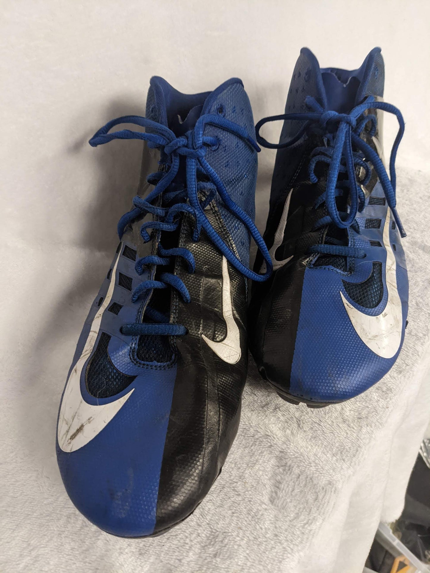 Nike Vapor Pro Cleats Size 13 Color Blue Condition Used