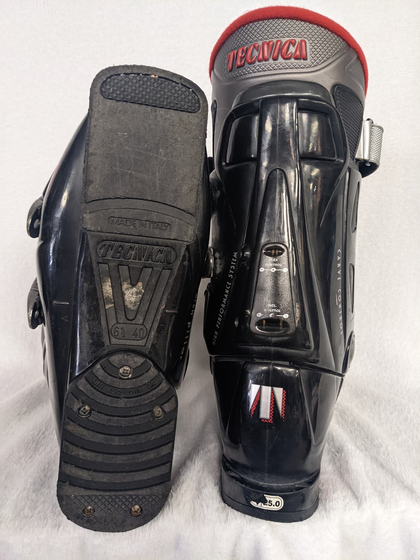 Tecnica Innotec TI-8 Ski Boots Size 25 Color Black Condition Used