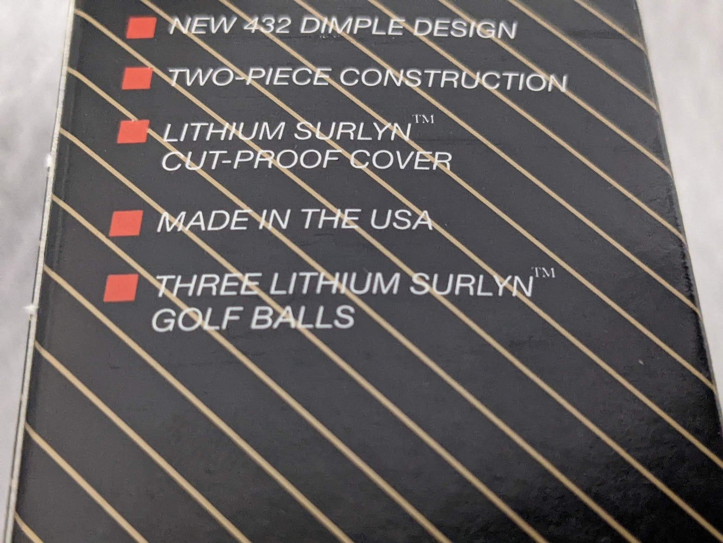 Pro-Flight Box of Golf Balls Size 3 Balls Color White Condition NEW