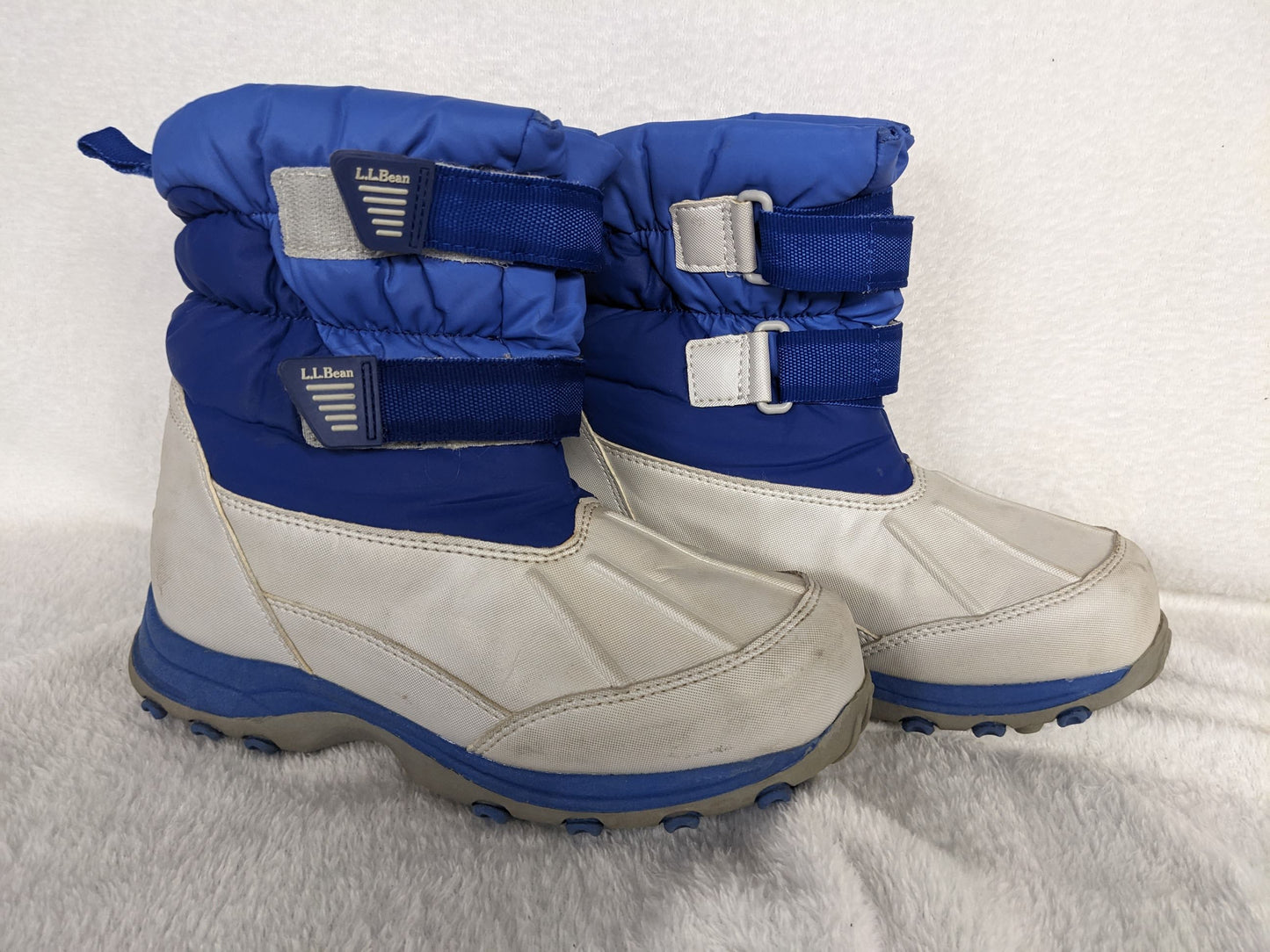 LL Bean Youth Snow Boots Size 3 Color Blue Condition Used
