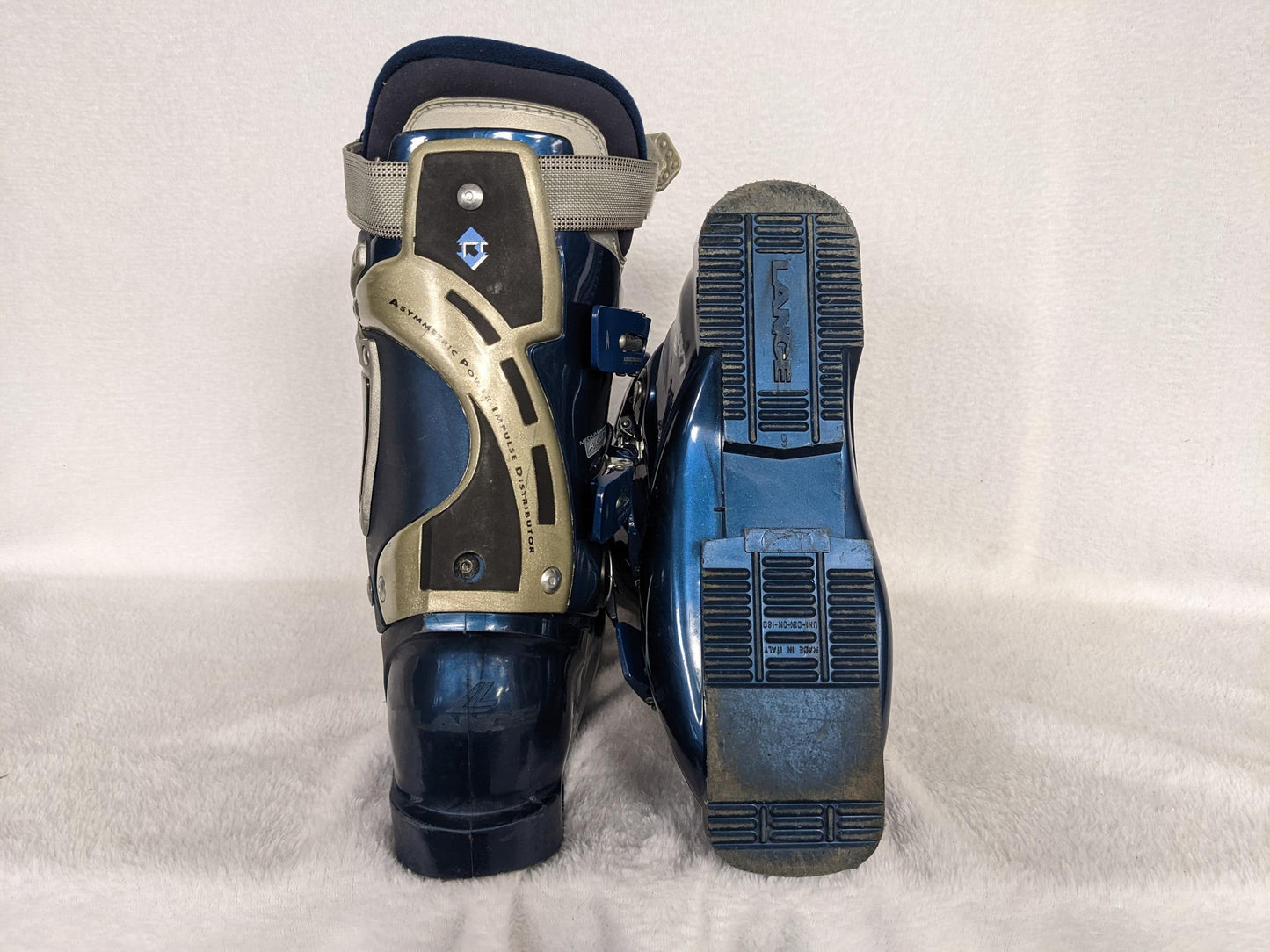 Lange GX7 Ski Boots Size 24.5 Color Blue Condition Used