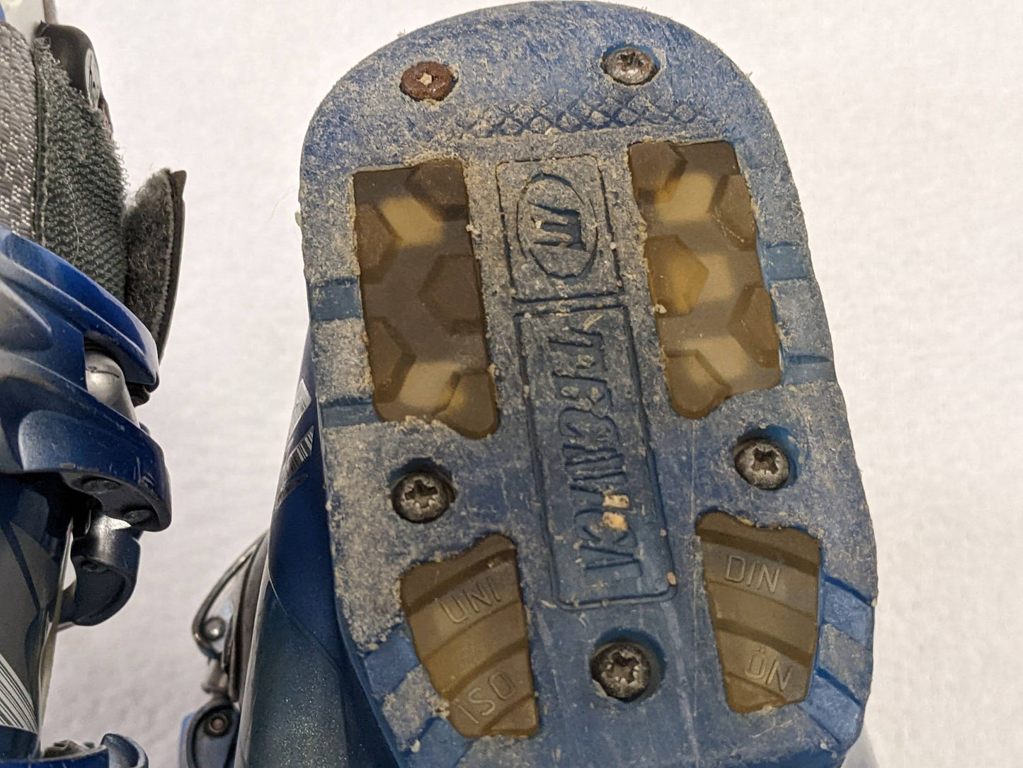Tecnica Attiva Diablo Flame Women's Ski Boots Size Mondo 23.5 Color Blue Condition Used