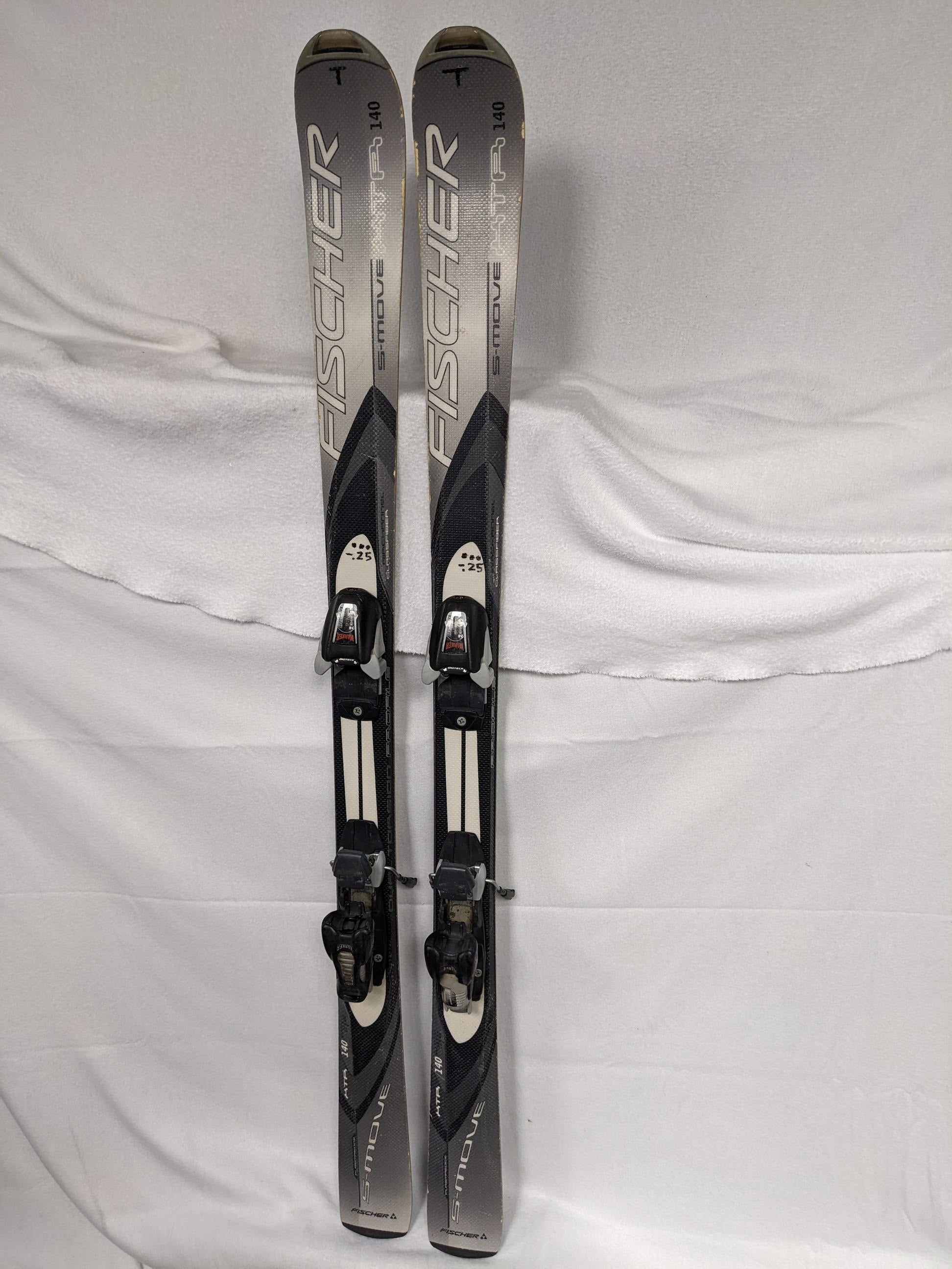 Fischer S-Move HTR Skis w/Marker Bindings Size 140 Cm Color