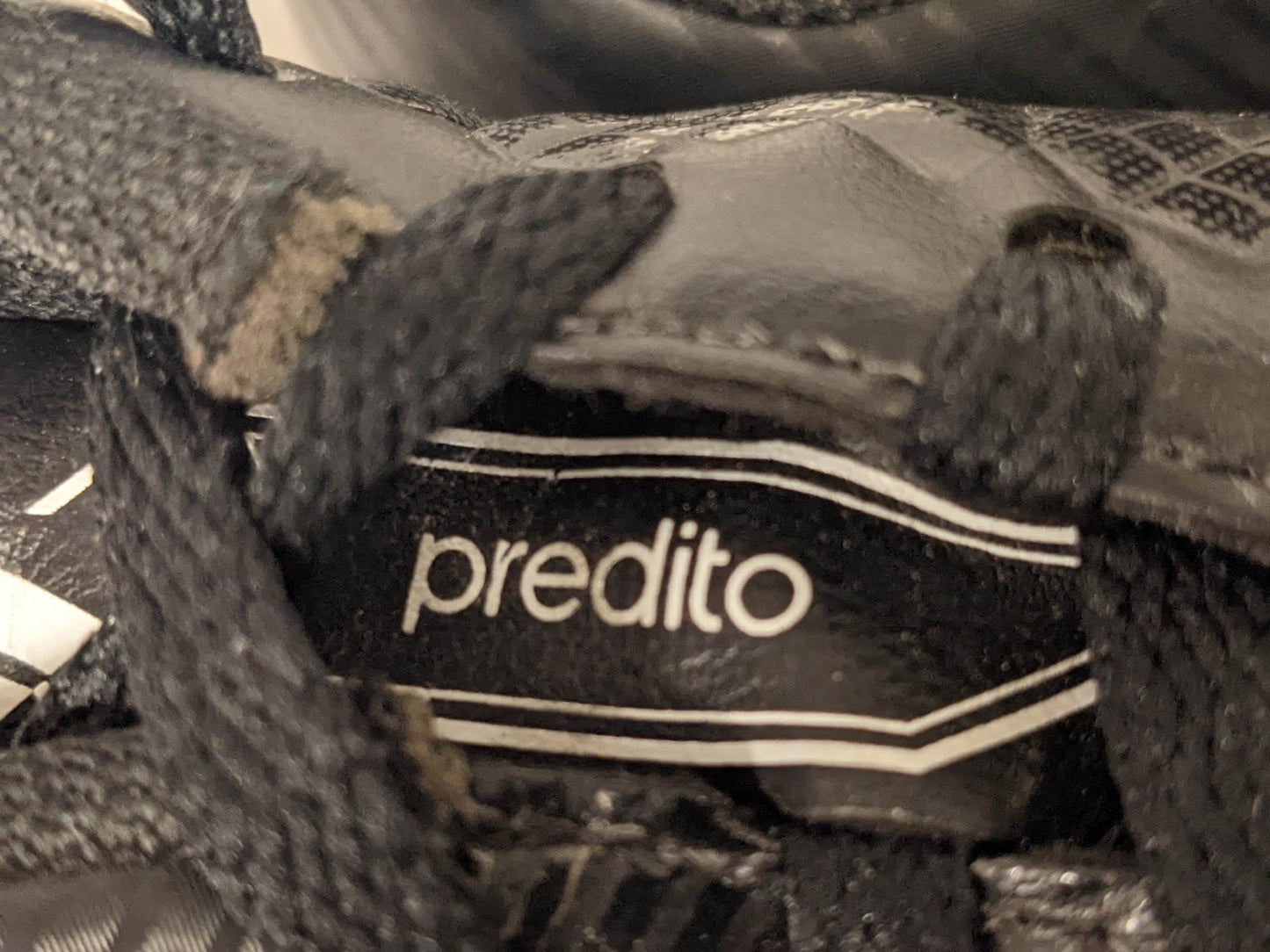 Adidas Predito Athletic Shoes Size 3 Color Black Condition Used