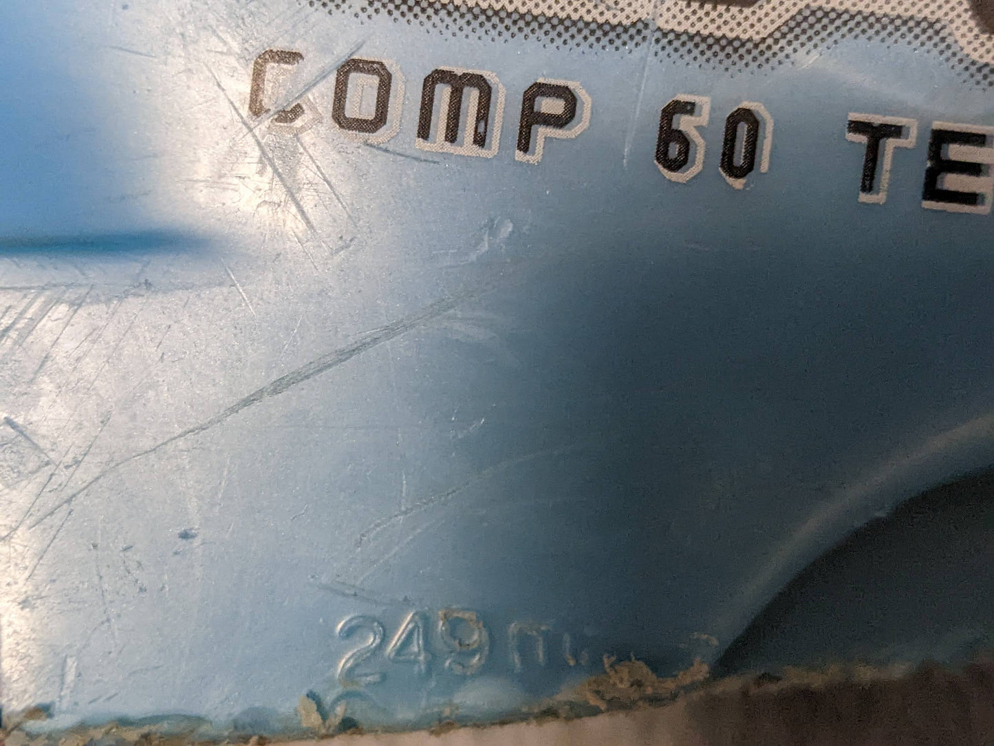 Lange Comp 60 Team Alpine Ski Boots Size 20.5 Color Blue Condition Used