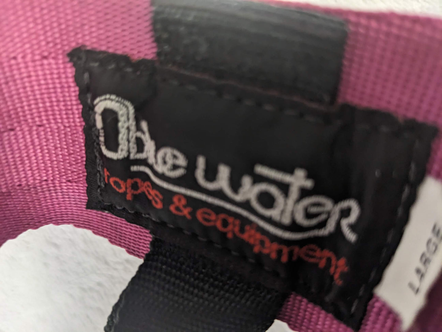 Bluewater Climbing Harness Size Large Color Pink Condition Used