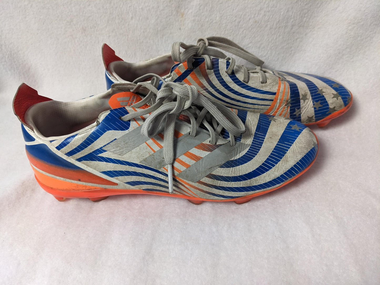 Adidas Gamemore Youth Cleats Size 2.5 Color Orange Condition Used