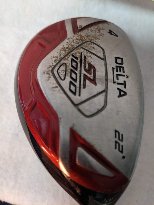 Delta SL 1000 #4 Right Hand (RH) Driver Golf Club 39 In Silver Used