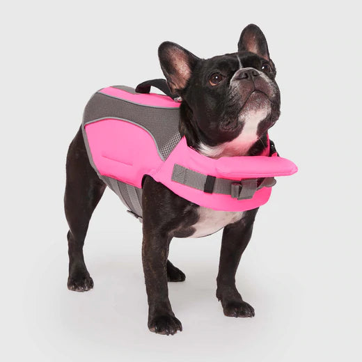 Canada Pooch Wave Rider Dog Life Vest Size XS-XL  Yellow, Pink, Tie Dye Boating New