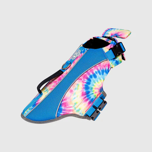Canada Pooch Wave Rider Dog Life Vest Size XS-XL  Yellow, Pink, Tie Dye Boating New