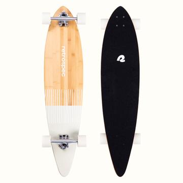 Retrospec Zed Pintail Skateboard, Brown, Size 41" Longboard New Mojave Stripes