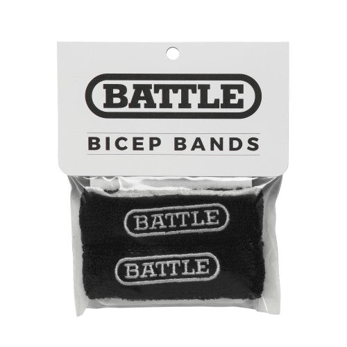 Battle Bicep Bands Black with BATTLE Logo  New