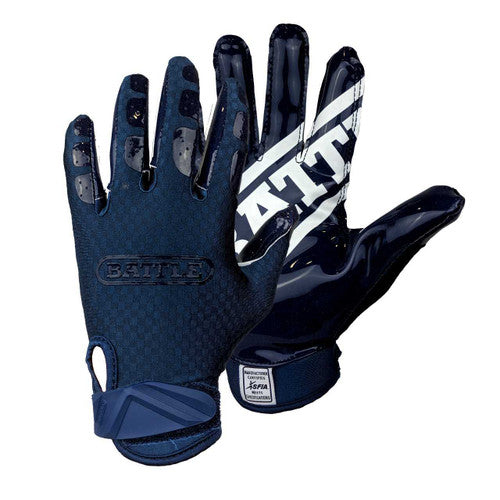 Battle Football Gloves Triple Threat  Youth Receiver Gloves New