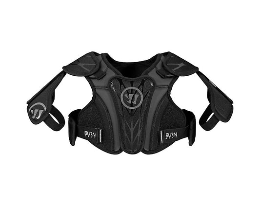 Warrior Lacrosse Shoulder Pads Burn Next Black Youth Size YXS-YXL New Inventory