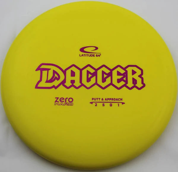 Dynamic Discs Latitude 64 Zero Hard Dagger 173 g New Yellow