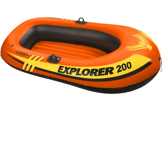 Intex Explorer 200 Boat, New Orange, Size: 2 Person, Intex